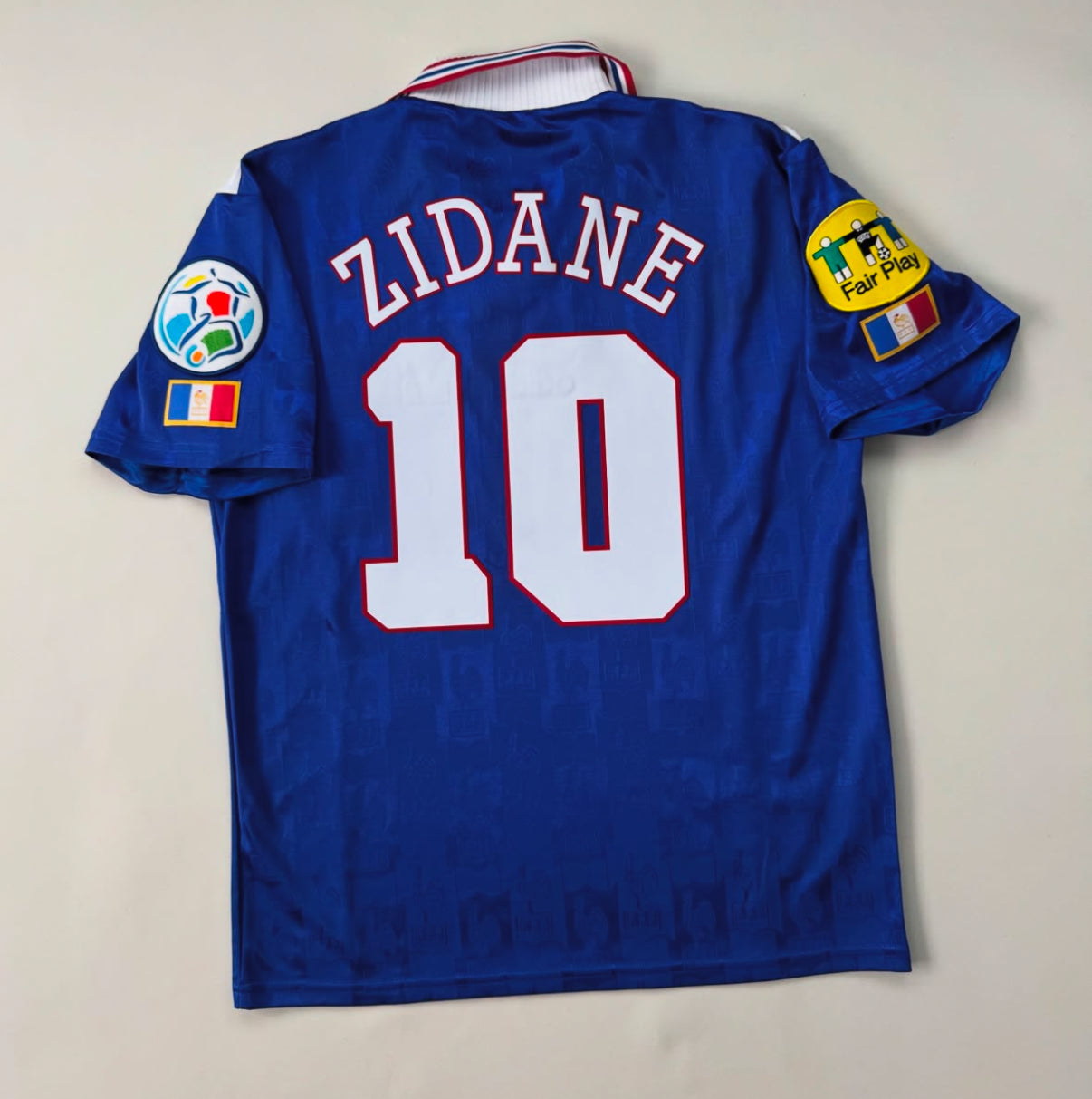 France Retro Jersey Home Euro Cup 1996