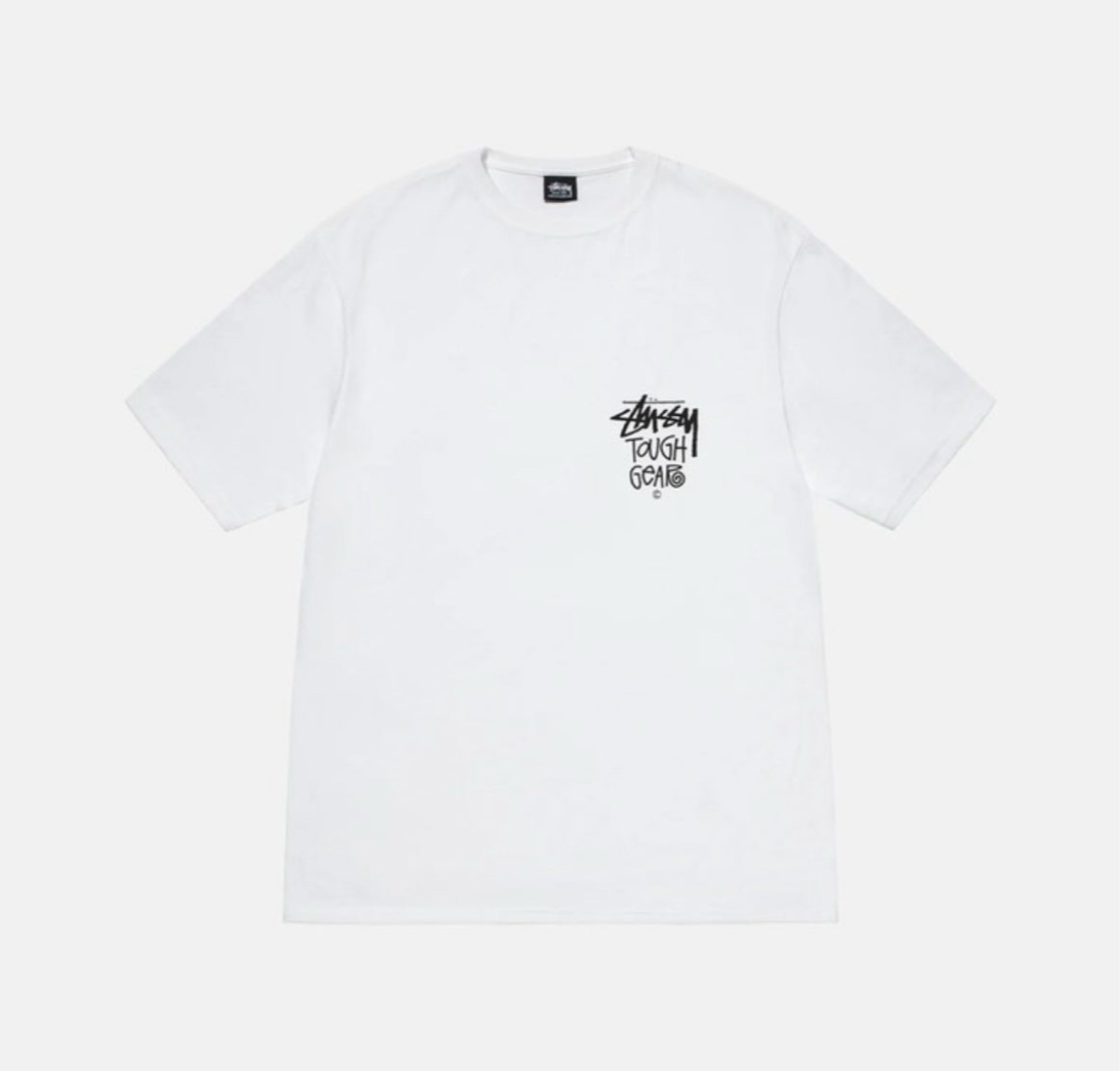 Stussy Tough Gear Tee White