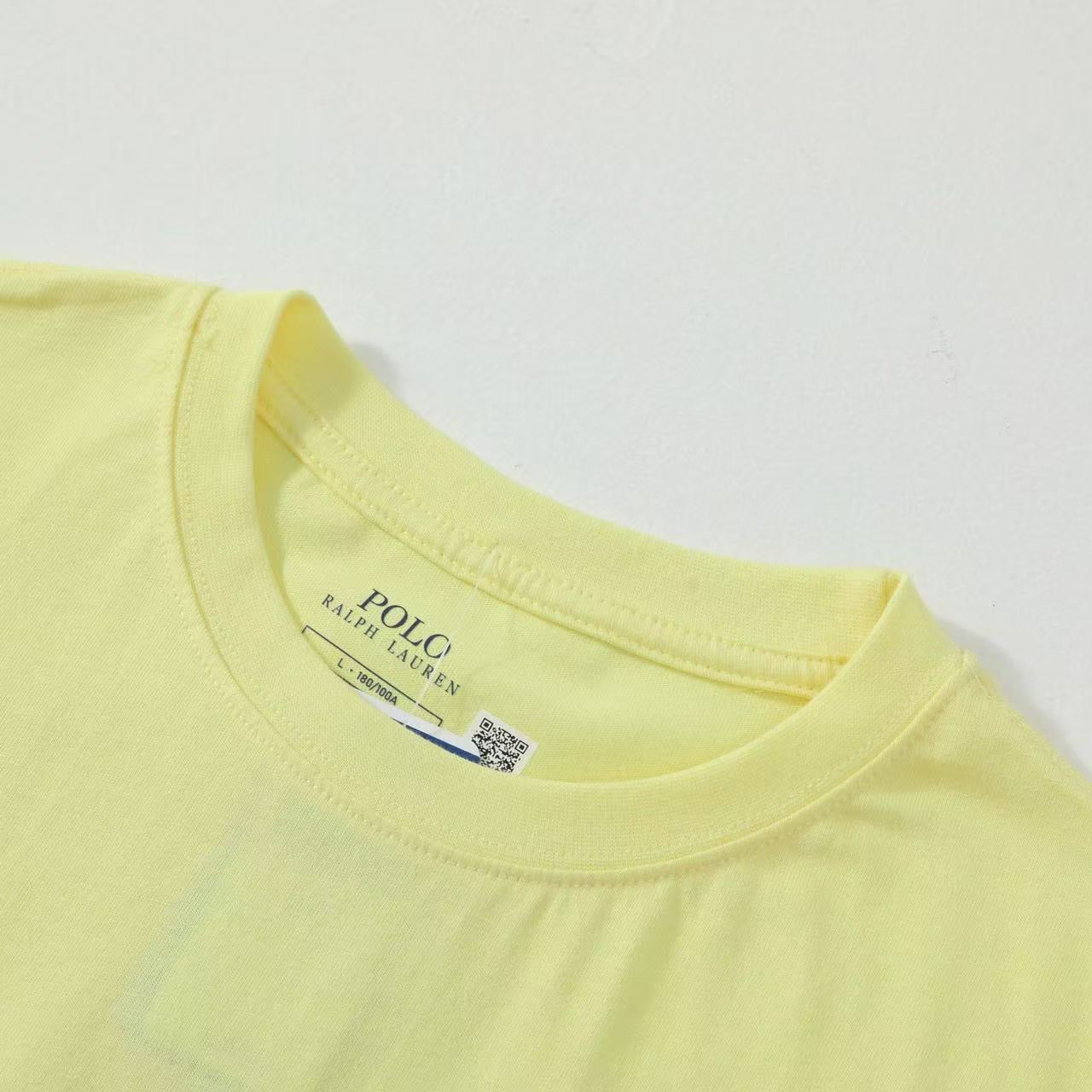Ralph Lauren Classic Fit Crewneck T-Shirt (Yellow)