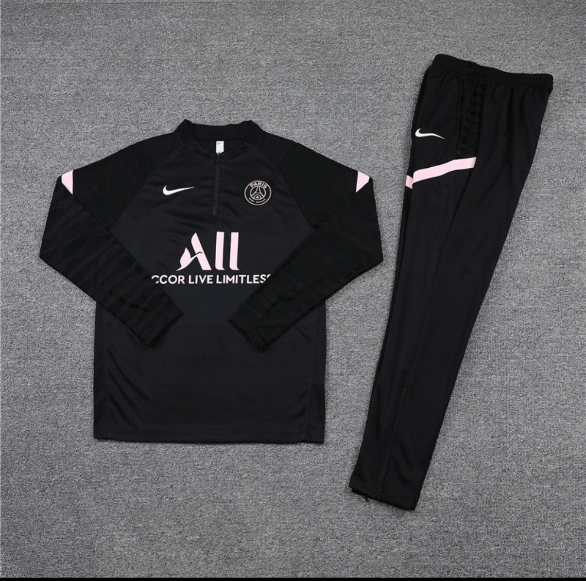 PSG Winter Tracksuit Set (White/black)