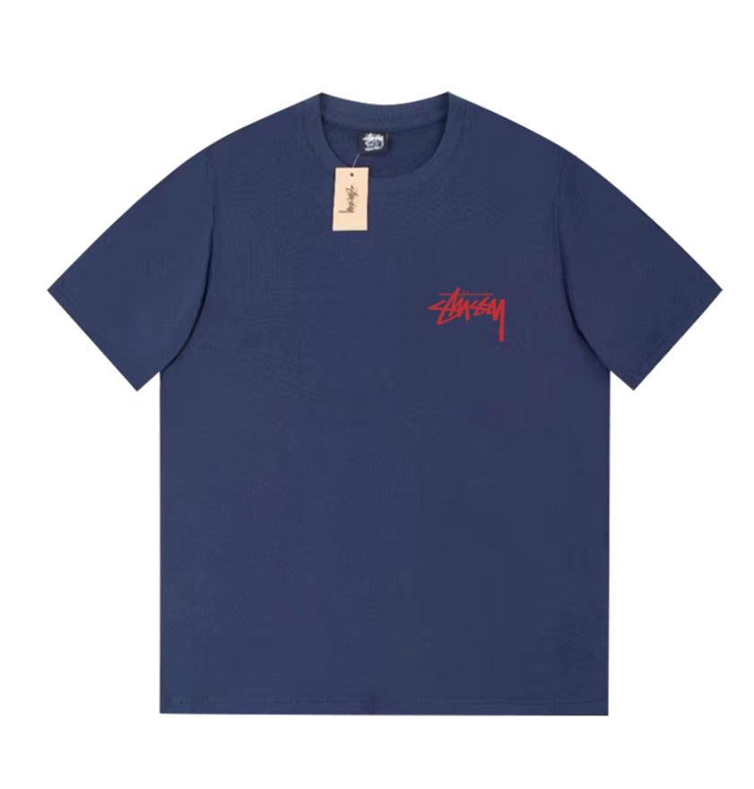 Stussy Skate Tough Tee Black/Navy Blue