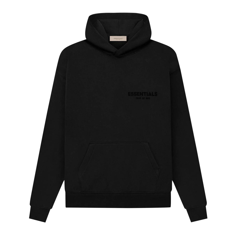 Fear of God Essentials Pullover Chest Logo Hoodie Stretch Limo/Black