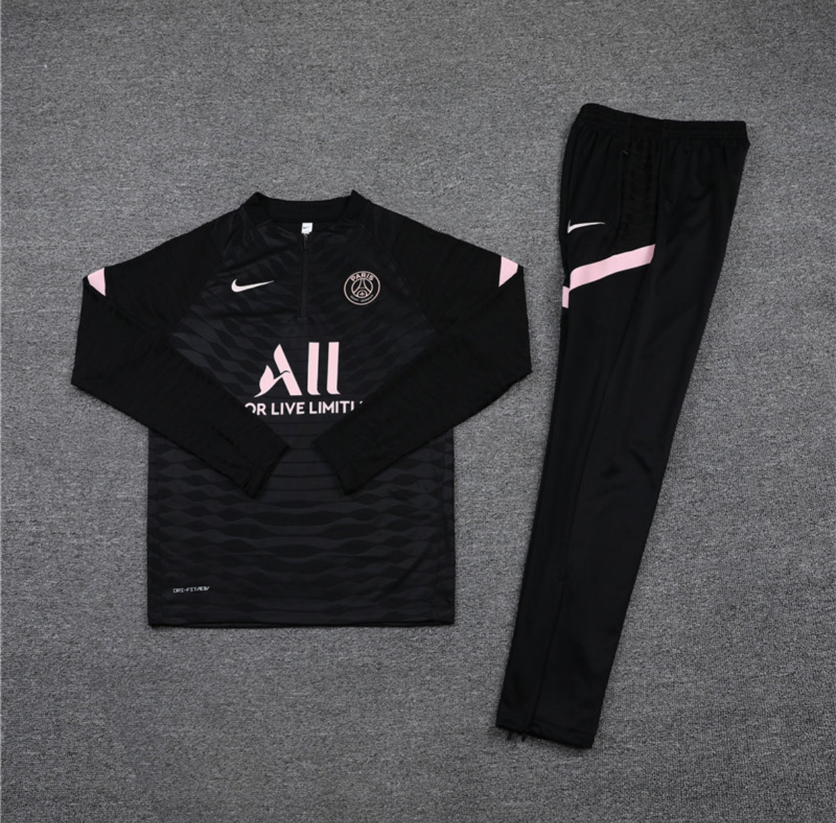 PSG Winter Tracksuit Set (Black)