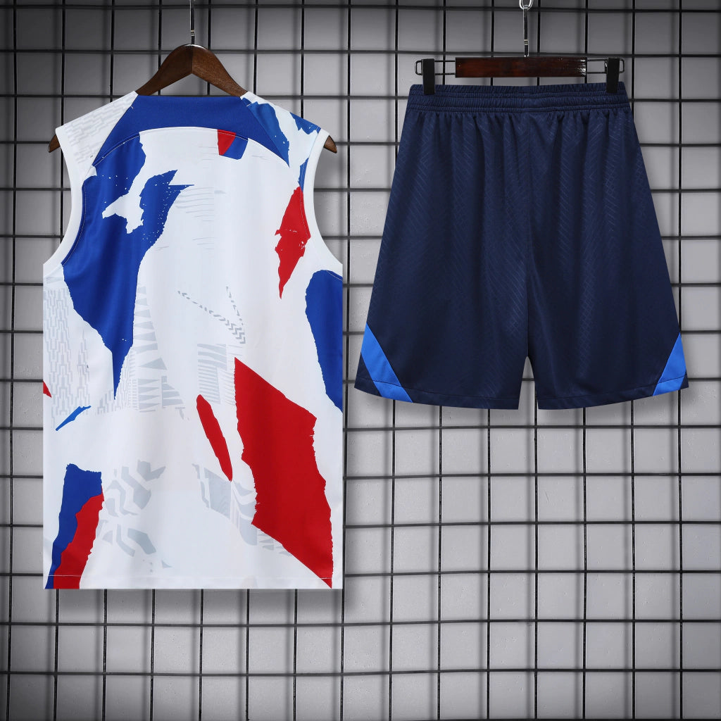 Nike France Training 2022/23 Vest Home Kit - White