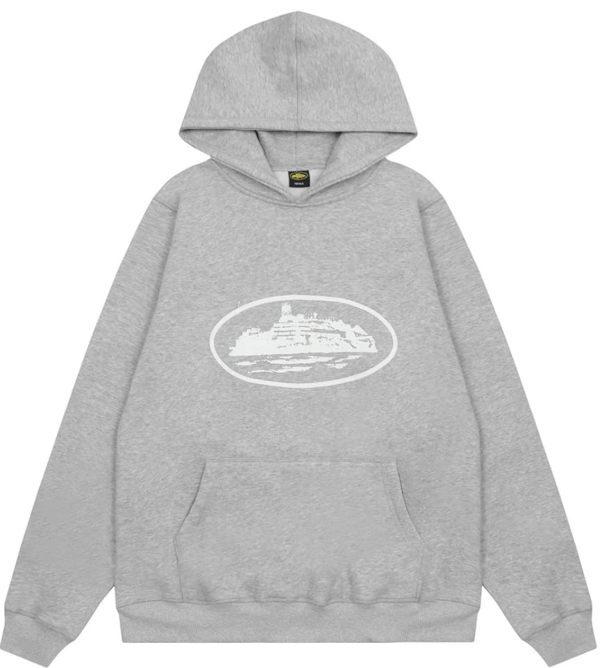 Corteiz Og Alcatraz Hoodie Grey