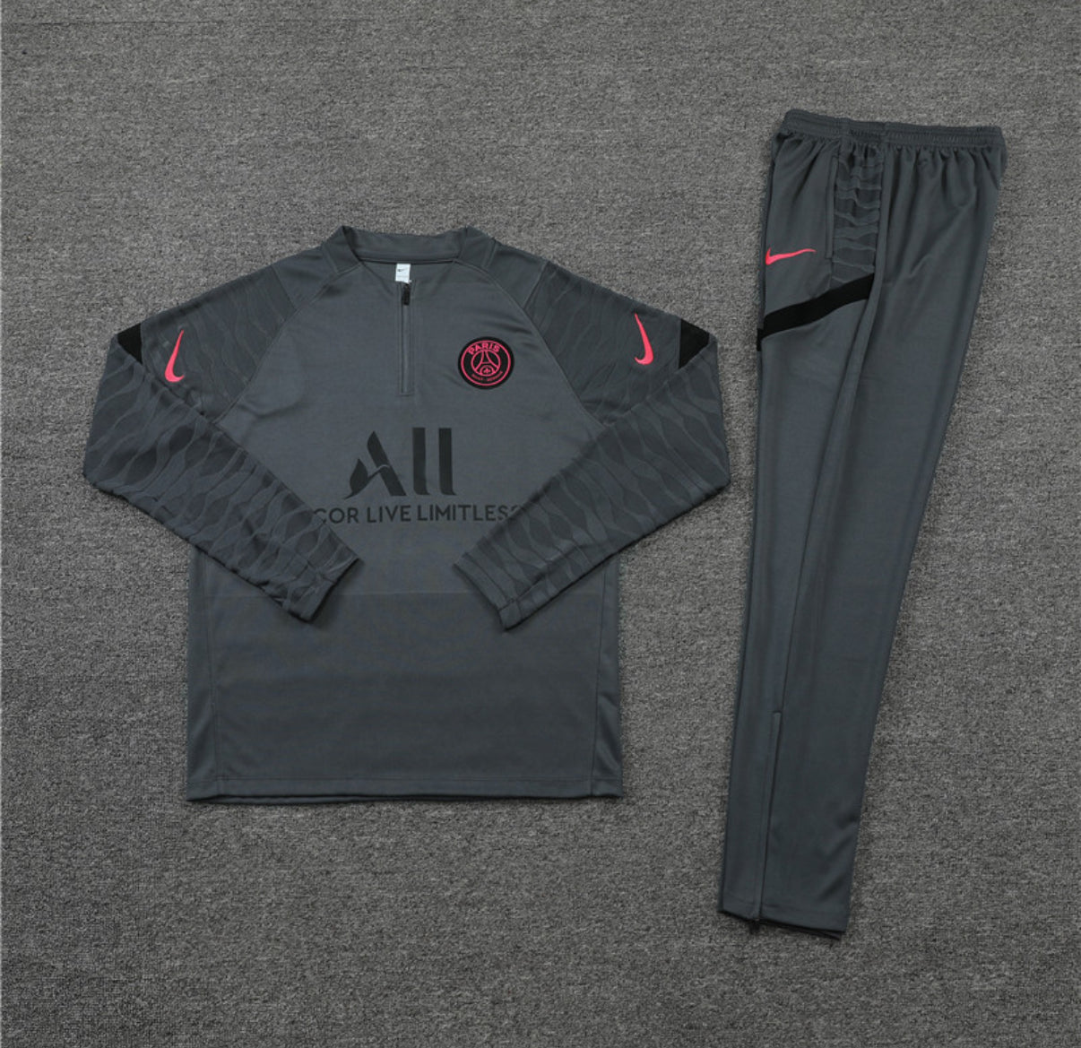 PSG Winter Tracksuit Set (Dark Gray)