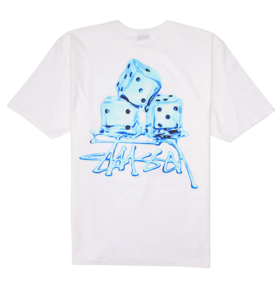 Stussy Melted Tee Black/White