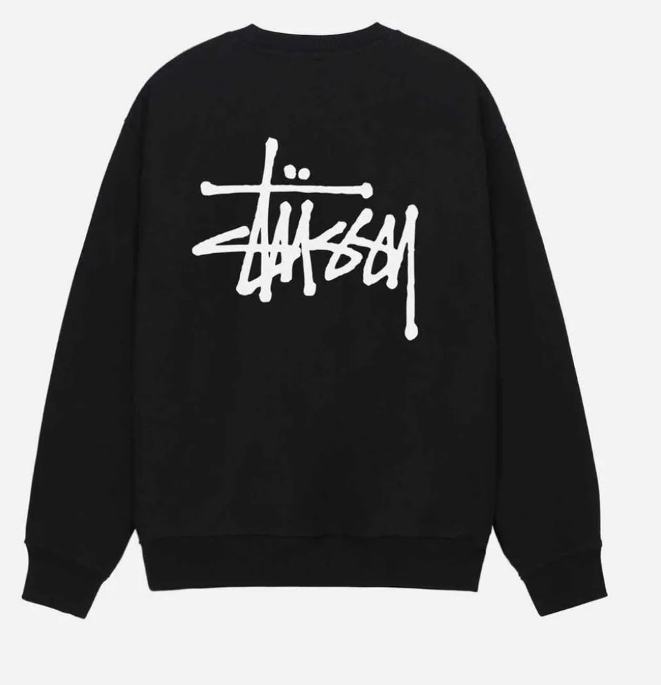 Stussy Basic Long Sleeve Tee Black
