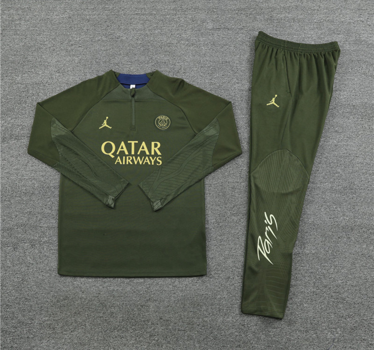 PSG Winter Tracksuit Set (Dark Green)