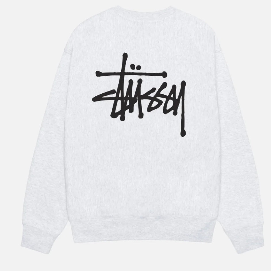 Stussy Basic Long Sleeve Tee Soft Gray