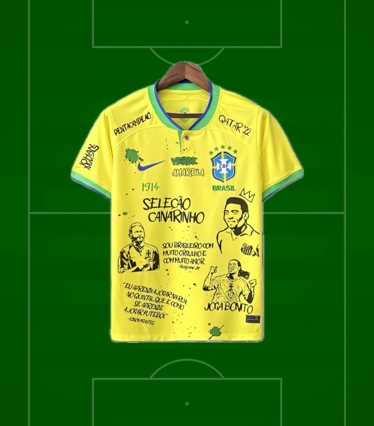 BRAZIL COMMEMORATES JERSEY