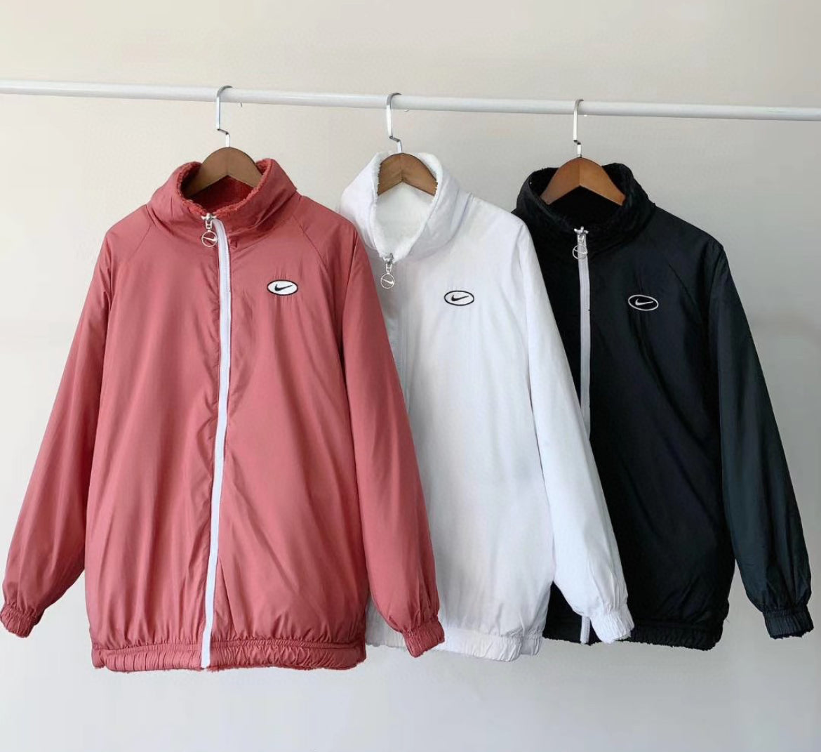 Nike Big Swoosh Reversible Boa Jacket White