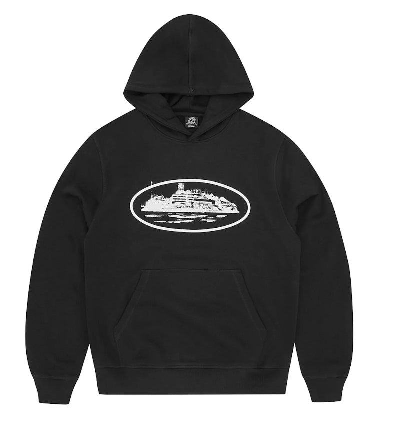 Corteiz Alcatraz Hoodie (Black)