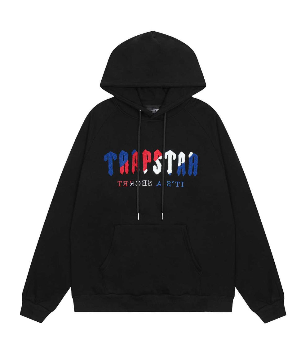 Trapstar Chenille Decoded Hoodie Black