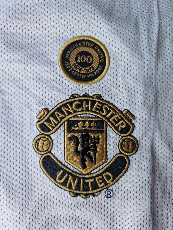 Carlos Tevez Manchester United 2008 Blue Patch Retro Long Sleeve Football Jersey