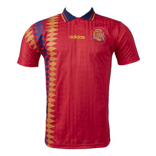 Spain Retro Jersey Home World Cup 1994