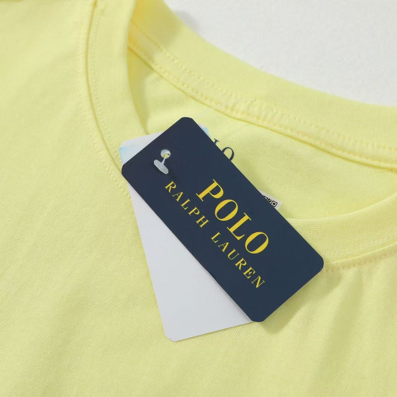 Ralph Lauren Classic Fit Crewneck T-Shirt (Yellow)