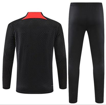 Liverpool Winter Tracksuit Set (Black/Red)