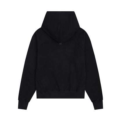 AMI PARIS de Coeur Zip Hoodie in Black