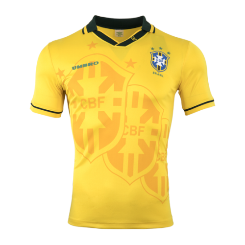 Brazil Retro Jersey Home World Cup 1994