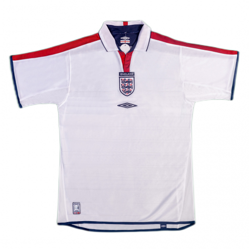 England Retro Jersey Home Euro Cup 2004