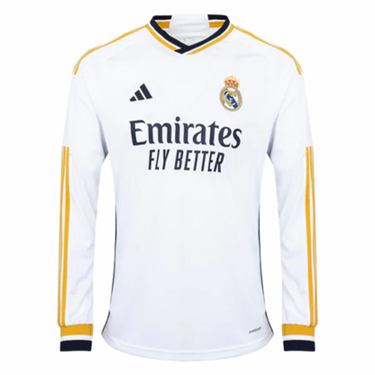 Real Madrid Home Long Sleeve Jersey 2023/24