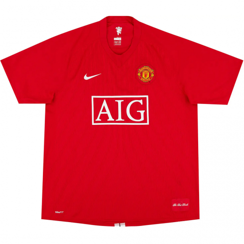 Manchester United Retro Jersey Home 2007/08