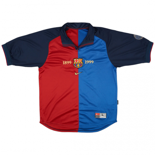 Barcelona Retro Jersey 100-Years Anniversary Home 1999/00