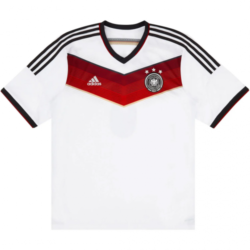 Germany Retro 3 Stars Home Jersey World Cup 2014