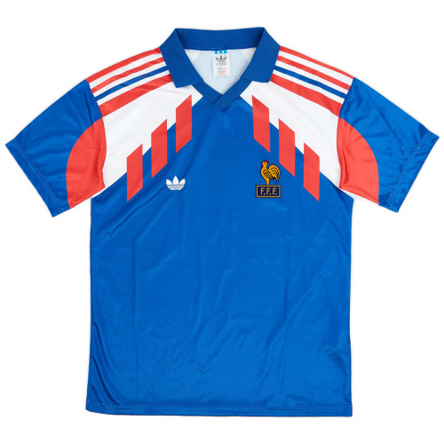 France Retro Jersey Home World Cup 1990