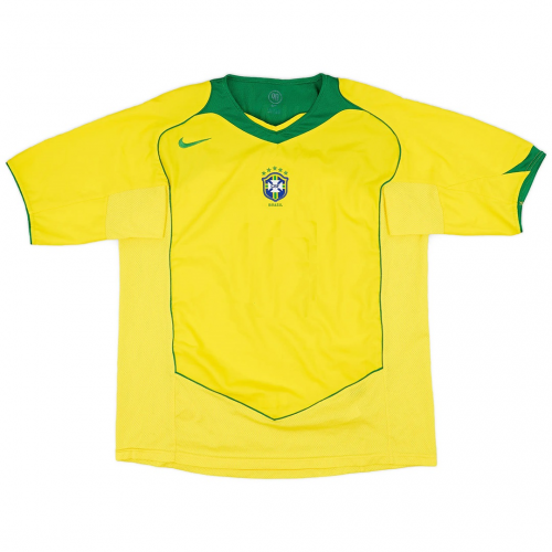 Brazil Retro Jersey Home 2004