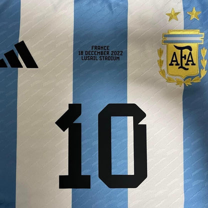 Argentina World Cup final jersey