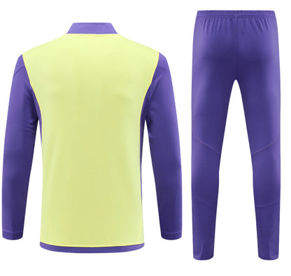 Real Madrid Winter Tracksuit Set (Purple / Yellow)