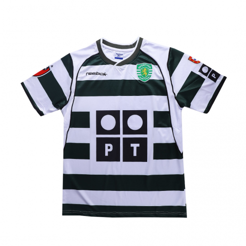 Sporting Lisbon Retro Jersey Home 2001/03