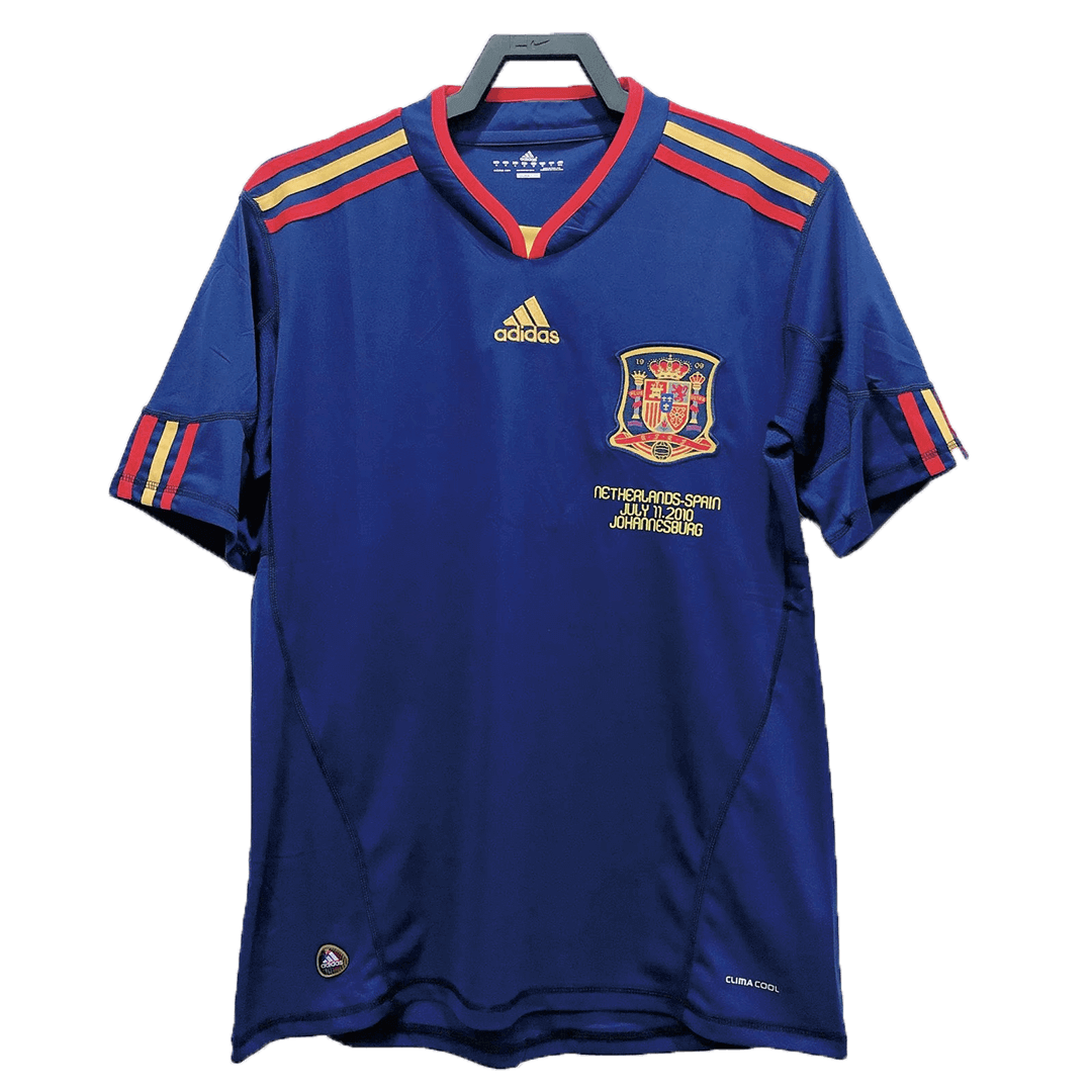 Spain Retro Jersey Away World Cup Final 2010