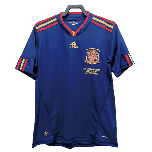 Spain Retro Jersey Away World Cup Final 2010