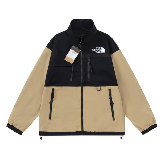 The North Face Jacket Long Zipper (Black/Khkai)