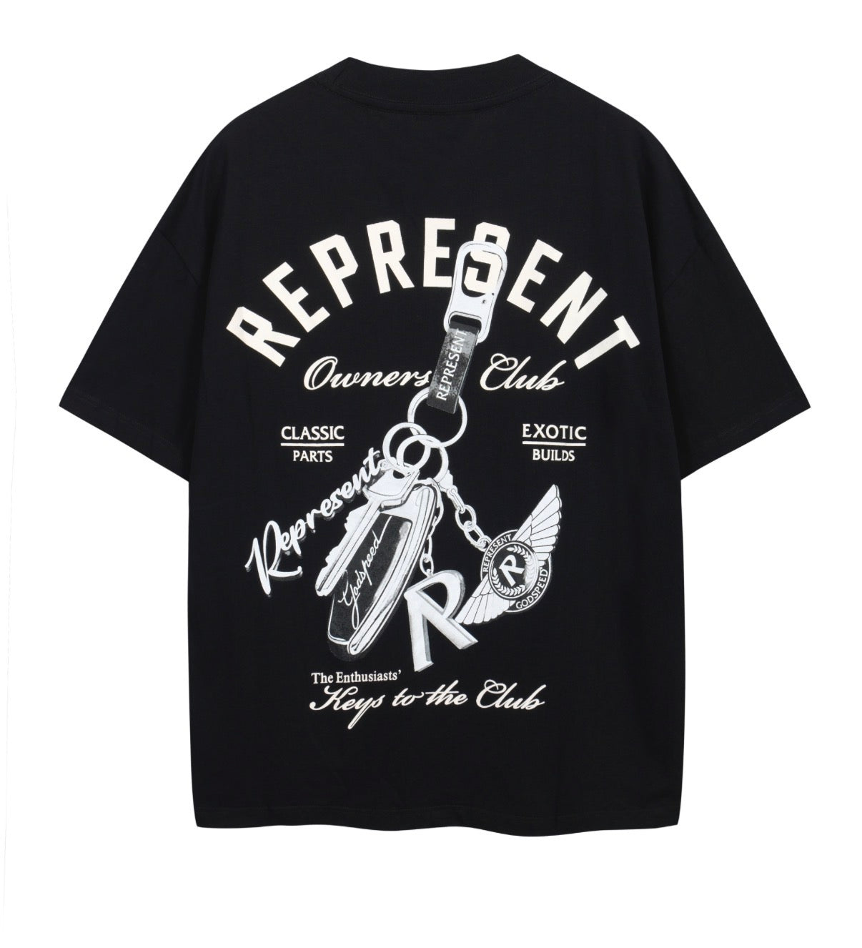 Represent Owners Club keys to the club t-shirt