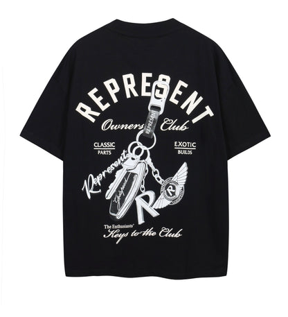 Represent Owners Club keys to the club t-shirt