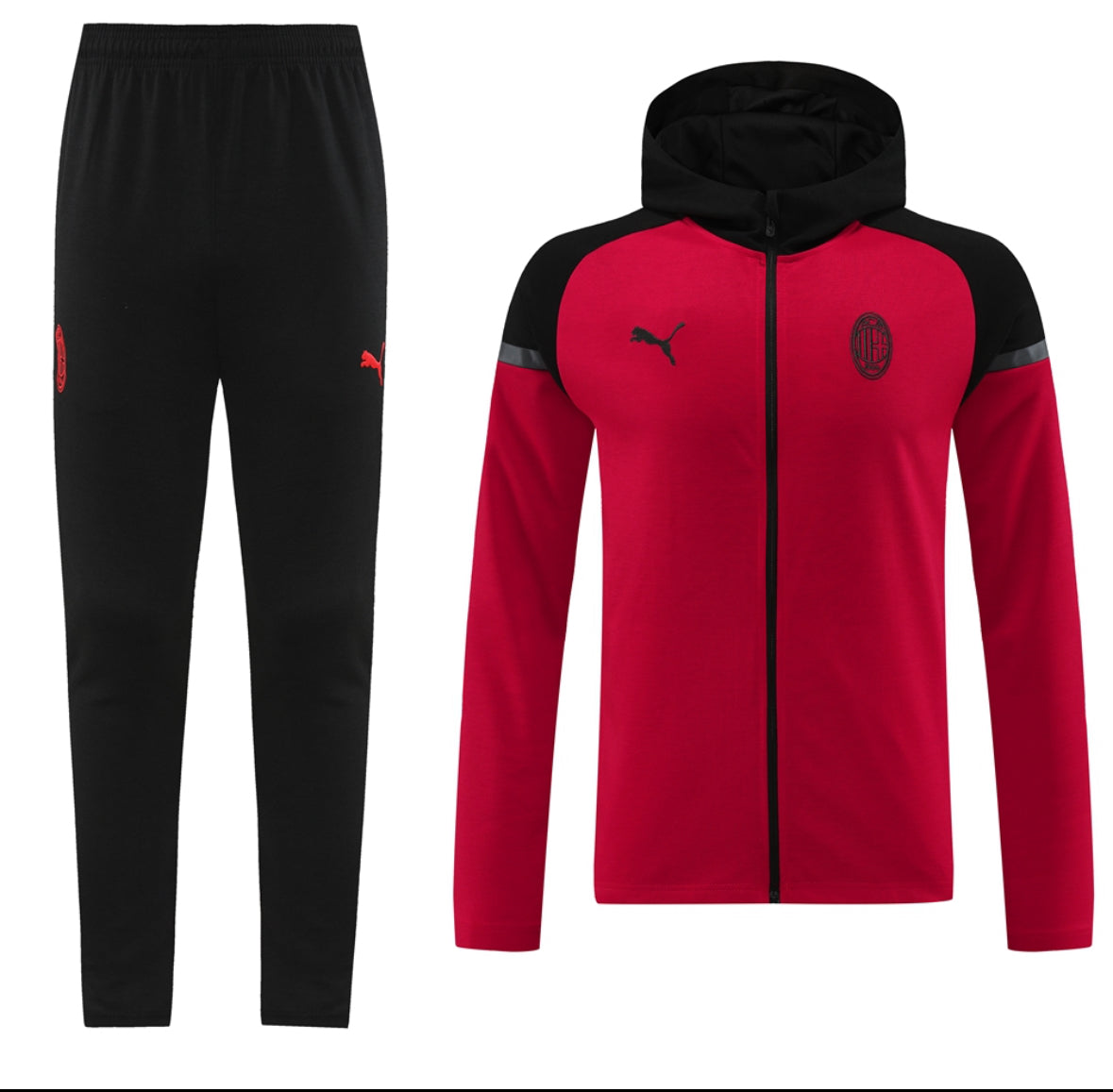 AC Milan Winter Zip Jacket Set