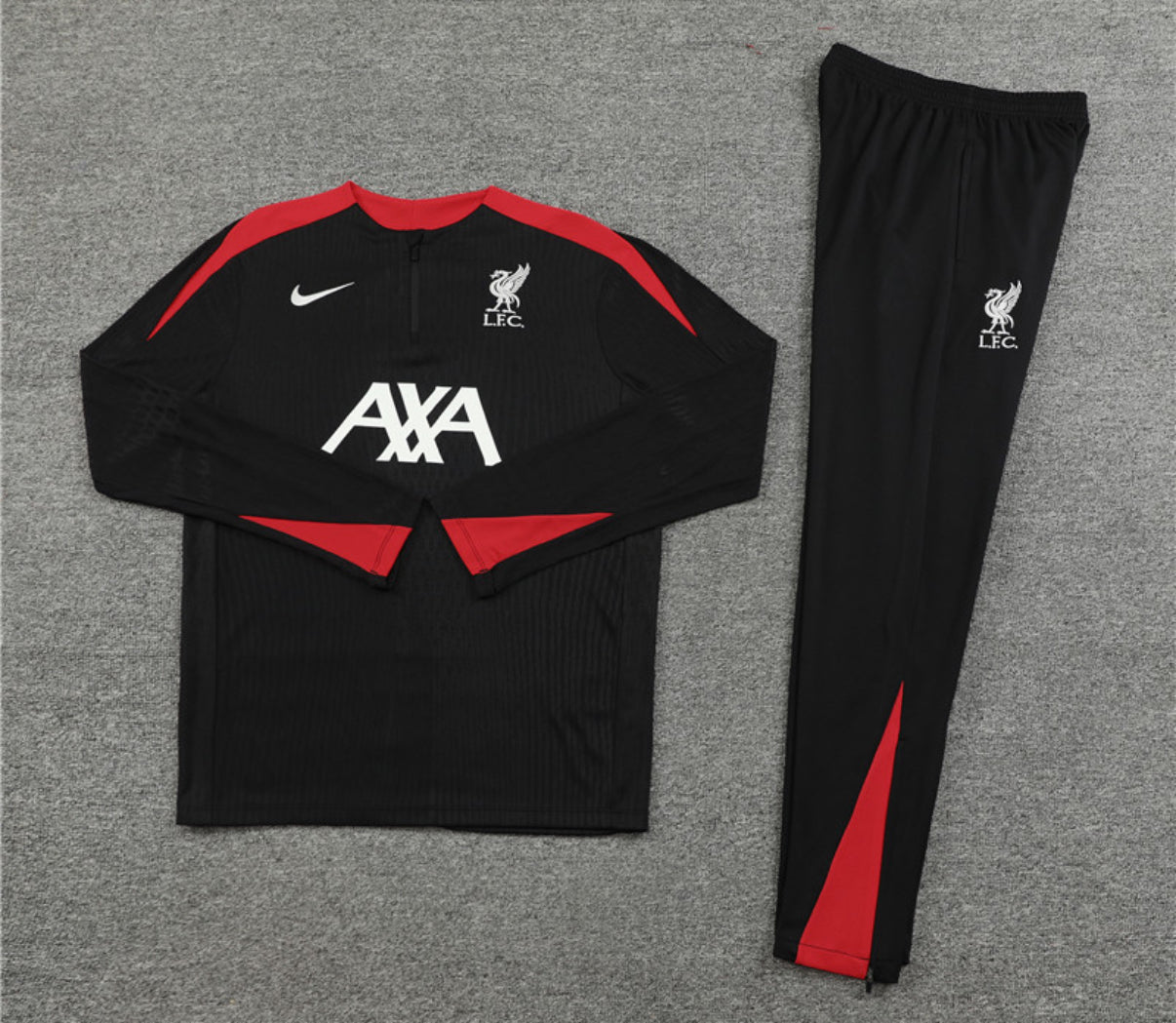 Liverpool Winter Tracksuit Set (Black/Red)