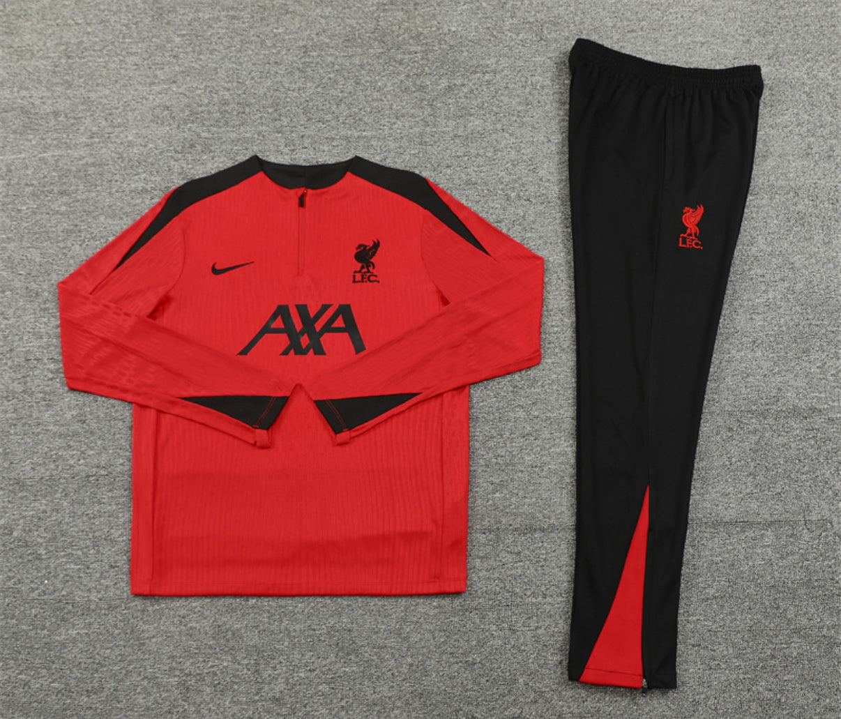 Liverpool Winter Tracksuit Set (Black/Red)