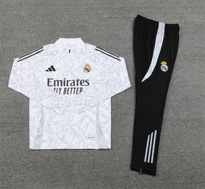 Real Madrid Winter Tracksuit Set (White)