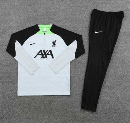 Liverpool Winter Tracksuit Set (White/Black/Green)