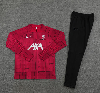 Liverpool Winter Tracksuit Set (Red/Black)