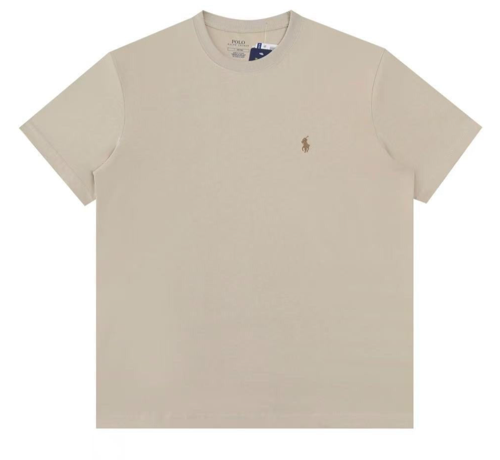 Ralph Lauren Classic Fit Crewneck T-Shirt (Beige)