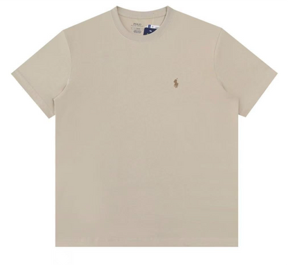 Ralph Lauren Classic Fit Crewneck T-Shirt (Beige)
