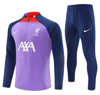 Liverpool Winter Tracksuit Set (Purple/Red)