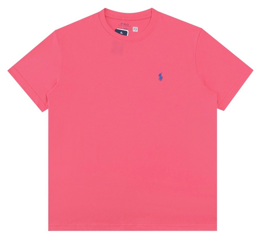 Ralph Lauren Classic Fit Crewneck T-Shirt (Bright pink)