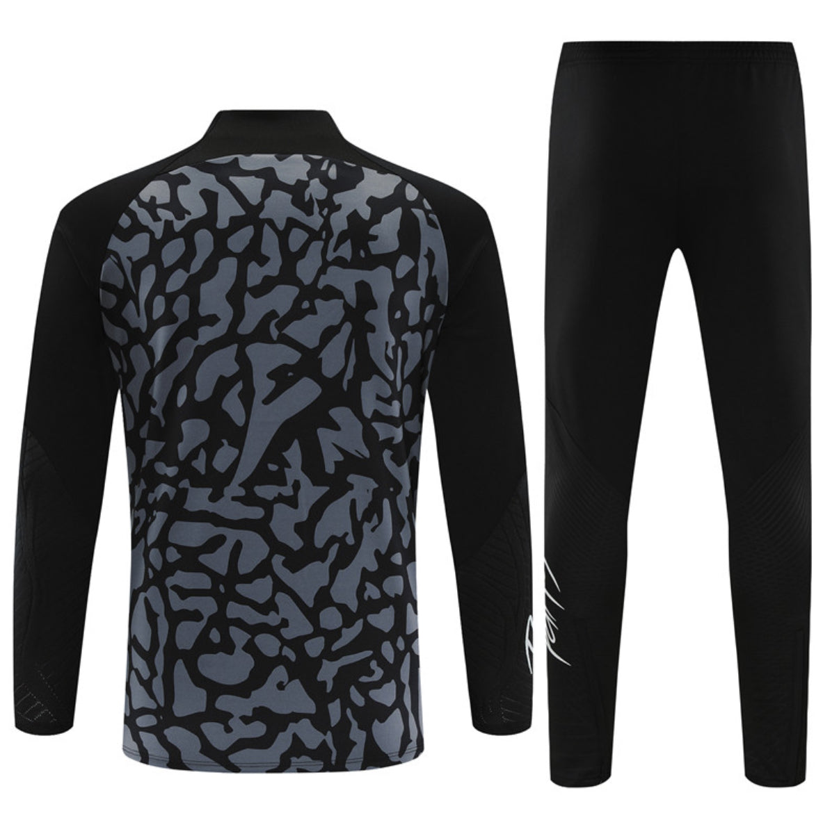 PSG Winter Tracksuit Set (Black/Gray